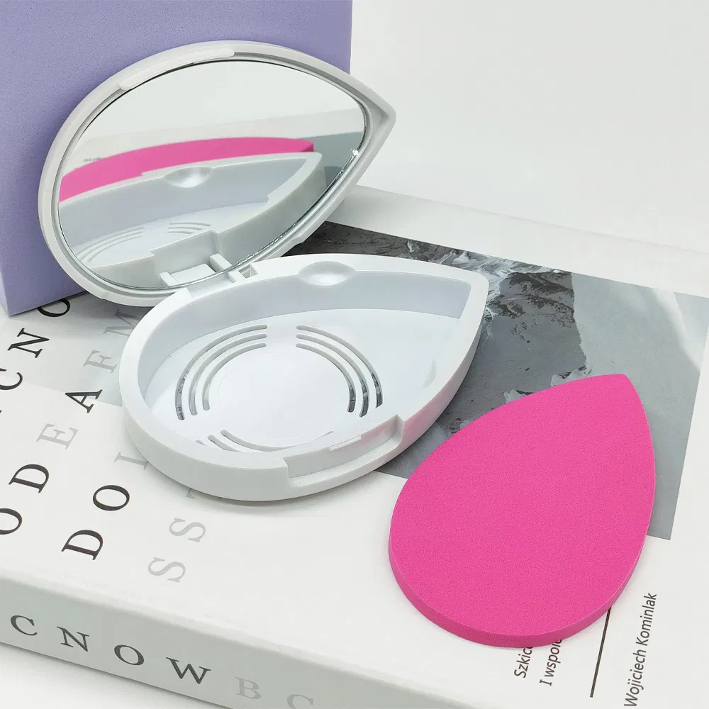 Custom Logo 2 PCS Facial Cosmetics Puff Pad Face Makeup Blender Beauty Powder Sponge