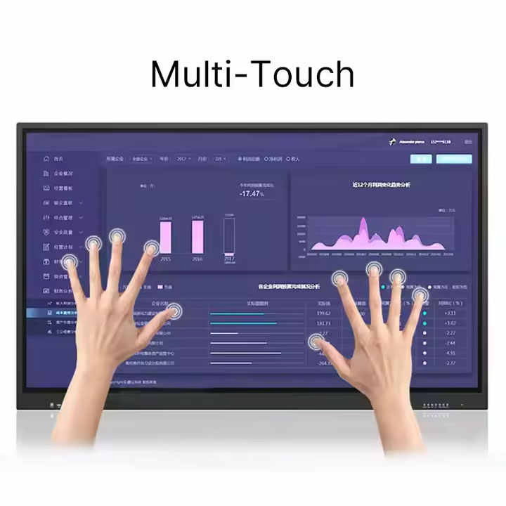 Factory Price 55 65 75 85 98 110 Inch Interactive Touch Screen Monitor Smart Board Electronic Whiteboard