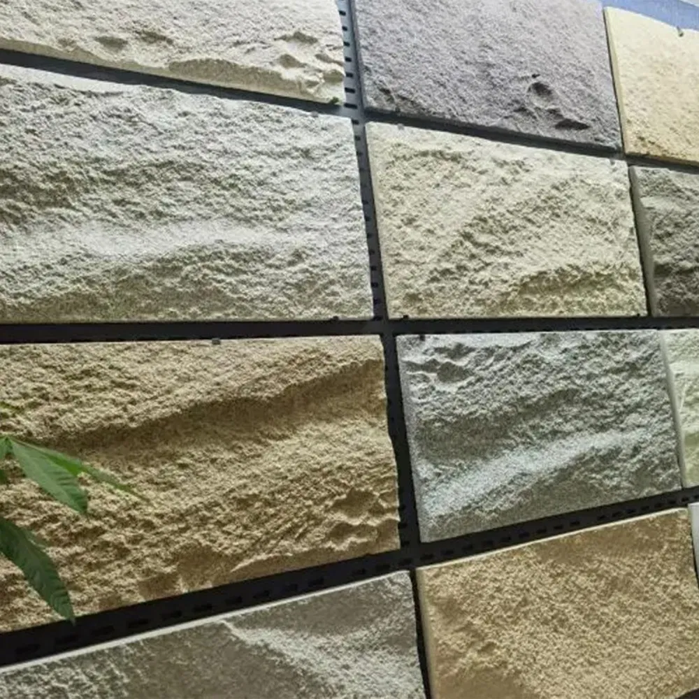 Faux PU Waterproof Cladding Stone Veneer with Beautiful Design PU Stone Wall Panel