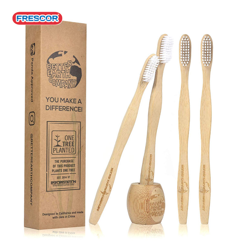 Manufacturer Personal Care Soft Natural Eco Disposable Biodegradable Hotel Bamboo Toothbrush
