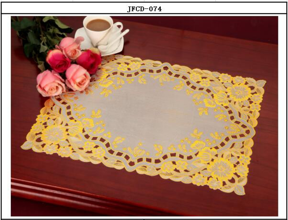 PVC Lace Table Mat (JFBD-006)