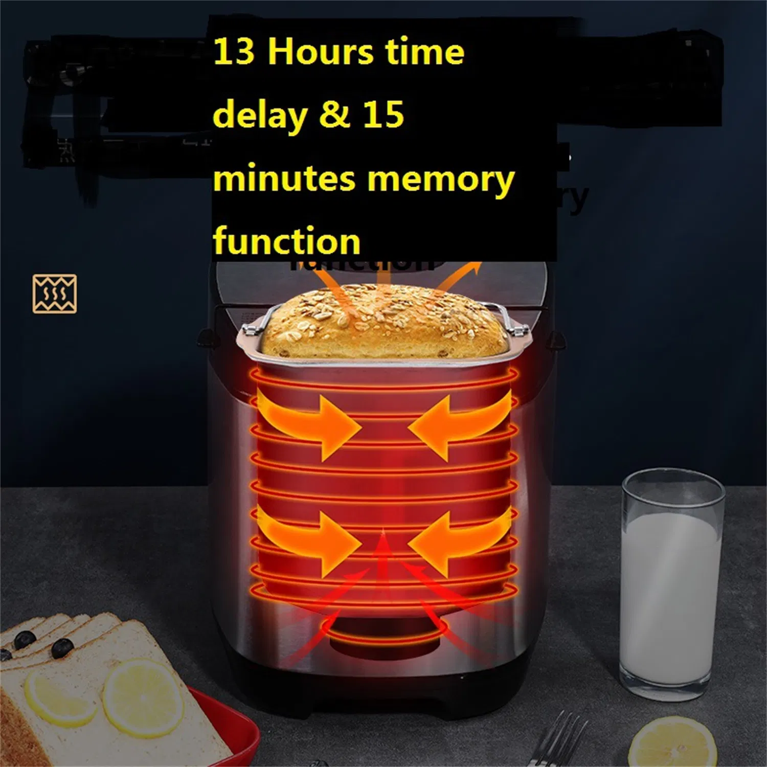 Small Household Electrical Appliances British Regulations Multi-Functional Bread Machine Maker