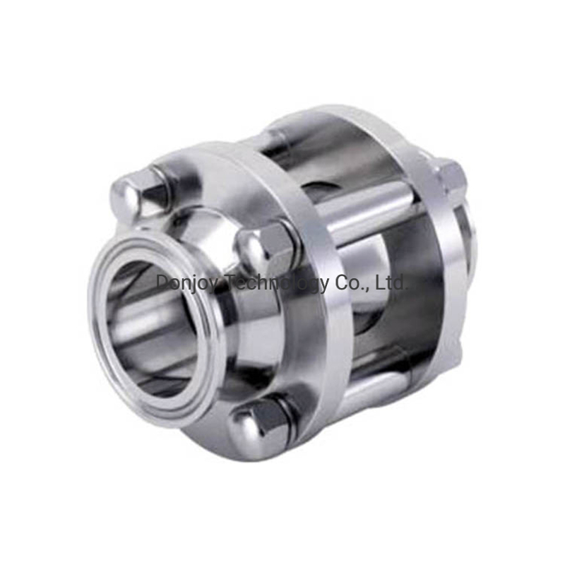 SS316L Sanitary Non-Retention Ball- Type Four Way Sight Glass