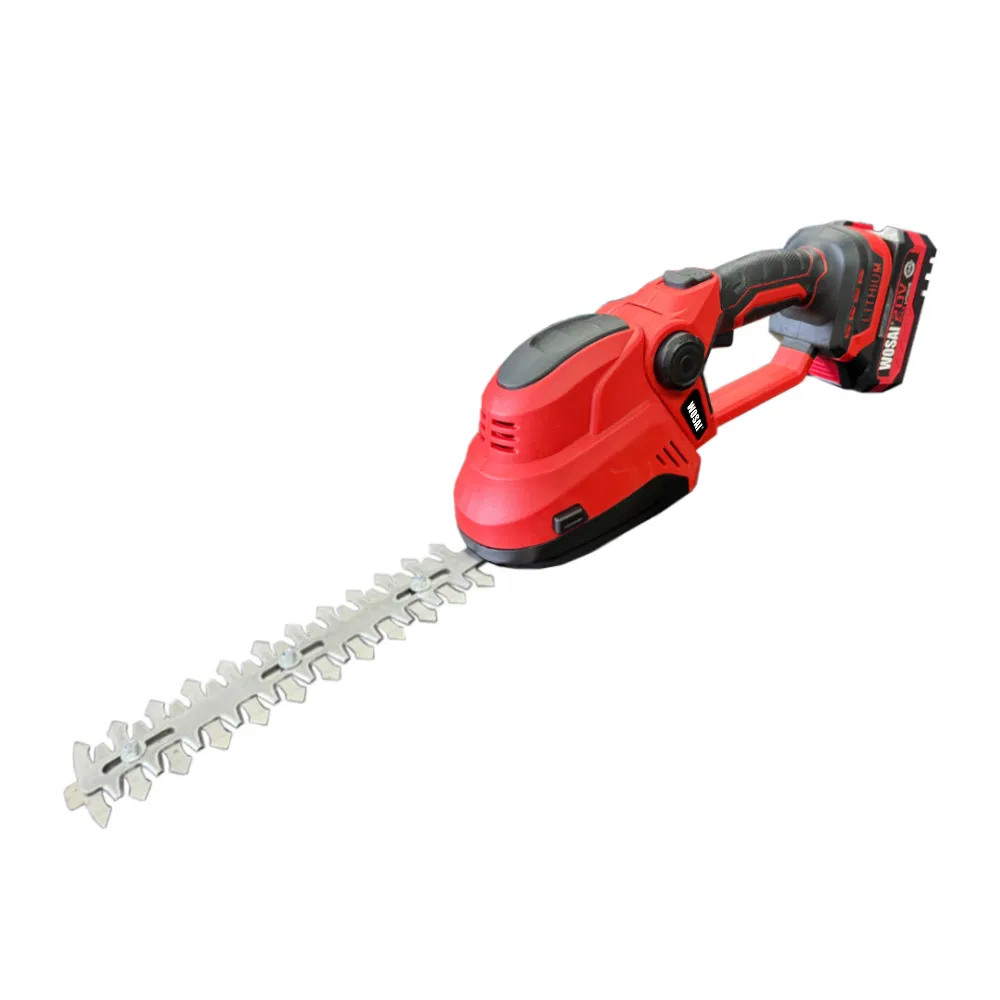 Wosai 20V Cordless Brushless Grass Hedge Shears, Rechargeable Lithium Battery Powered Garden Trimmer for Shrub Grass Pruning