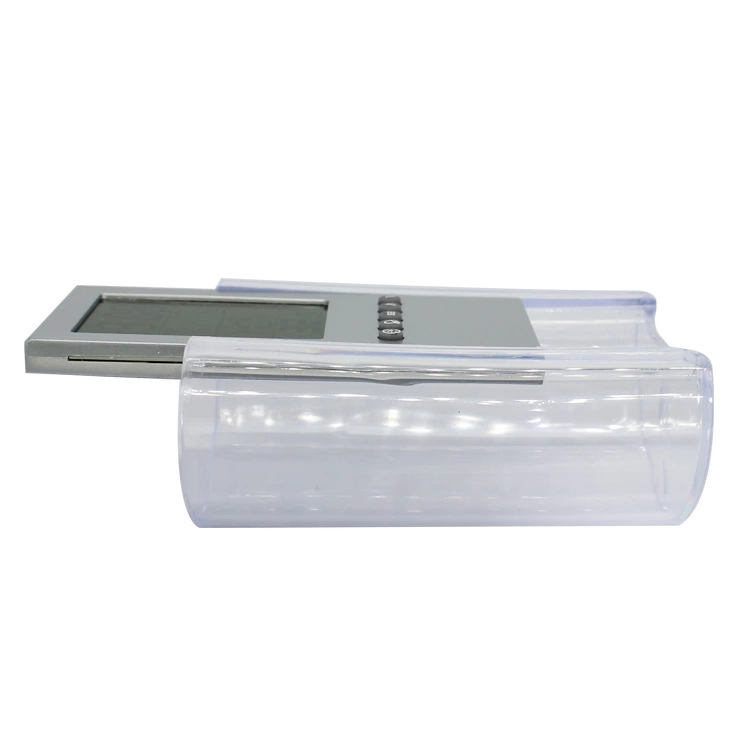 Multifunction Perpetual Calendar Transparent Pen Holder for Promotion Gift