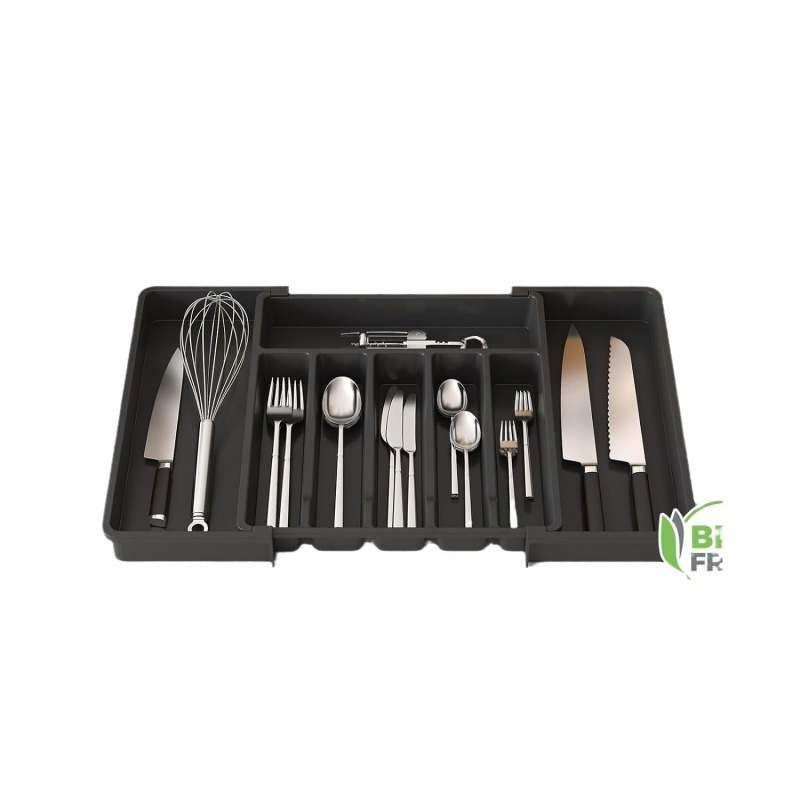 Extended Cutlery Storage Box, Portable Expandable Storage Tray for Home Use