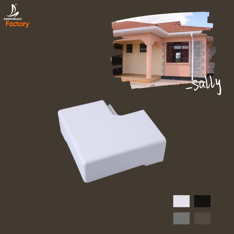 China Manufacture 100% Raw Building Material Roof Gutter PVC Gutters for Rain Water Collection