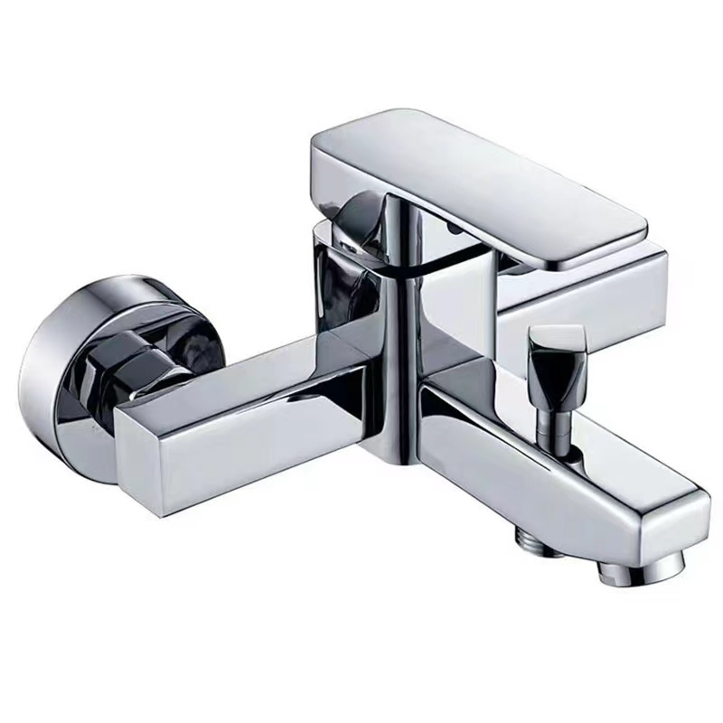 Hot Selling Bathroom Faucet Hot and Cold Wall-Mounted Bath Mixer
