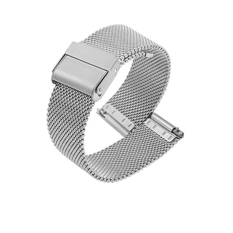 Hot Selling Double Insurance Milan Stainless Steel Watch Band
