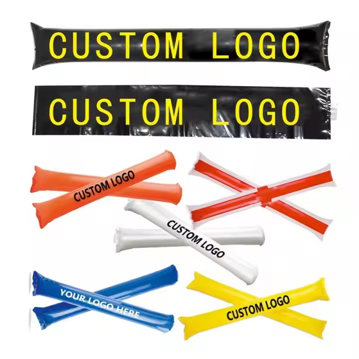 Custom Carnival Birthday Wedding Inflatable Stadium Noisemakers Bam Bam Cheer Sticks