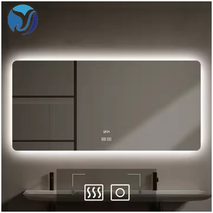 LED Smart Bathroom Mirror Smart Touch Screen Anti Fog LED Mirror for Bathroom