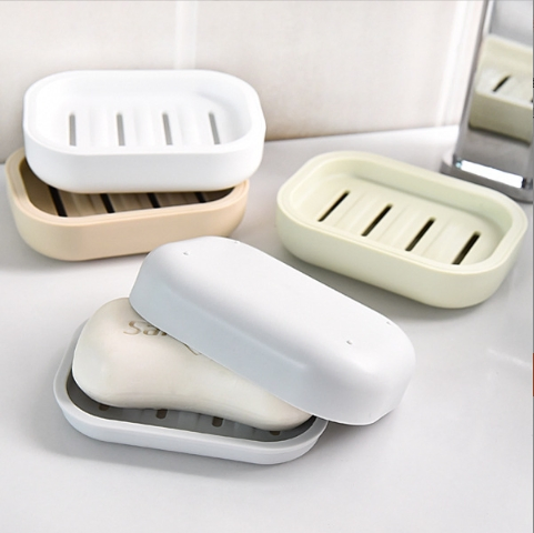 Draining Soap Dish, Creative Bathroom Handcrafted Soap Holder, Plastic Soap Tray