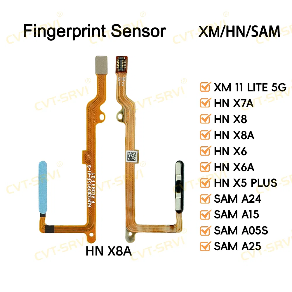 Датчик отпечатка пальца Huella Y Flex для Honor, Xiaomi, Samsung