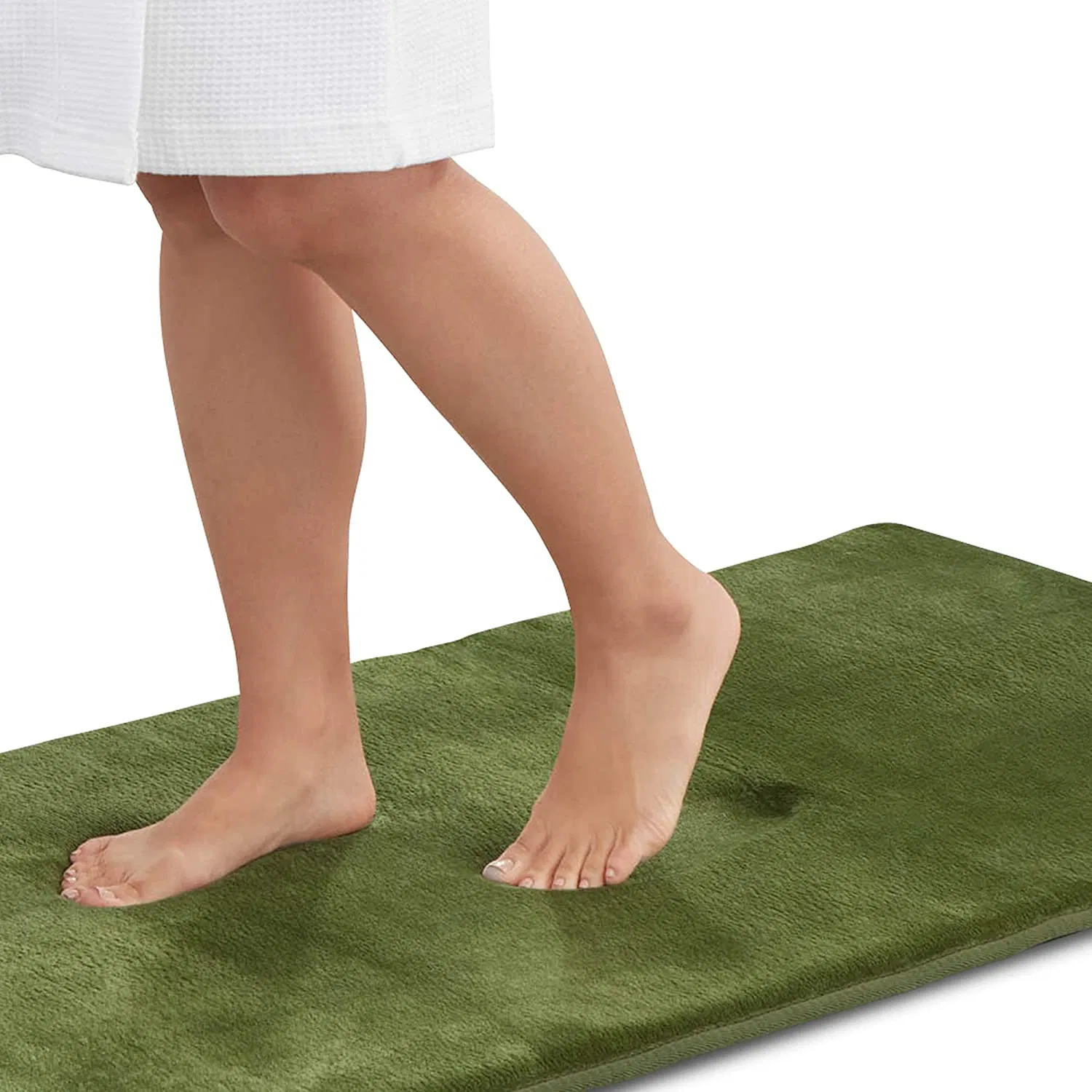 Non Slip Absorbent Memory Foam Velvet Bathroom Carpet Bath Rug Mat