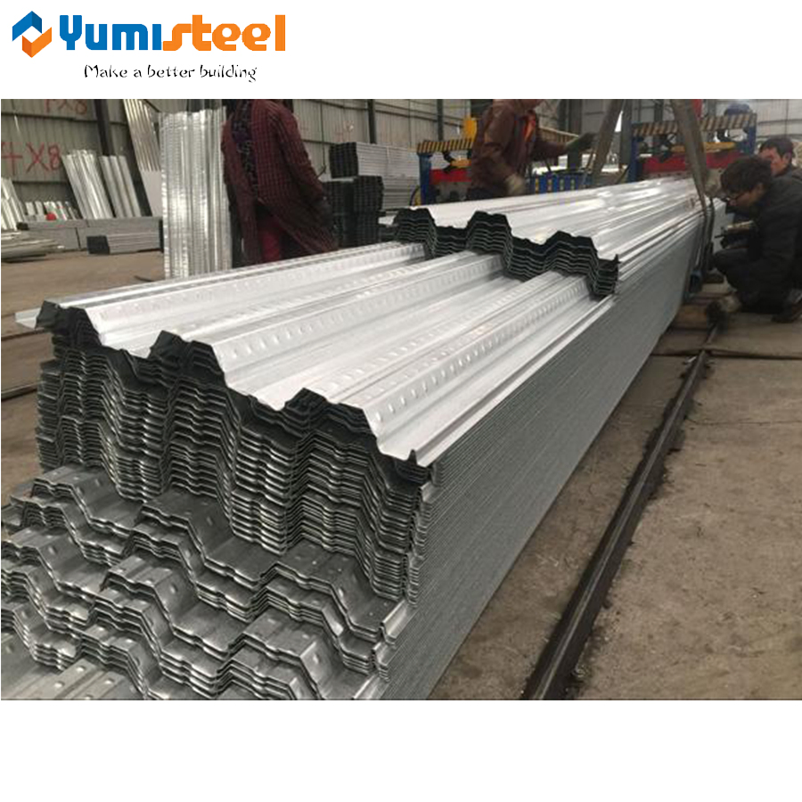 Anti-Seismic&High Weight Capacity Opened-Type Floor Decking Metal Steel Sheet
