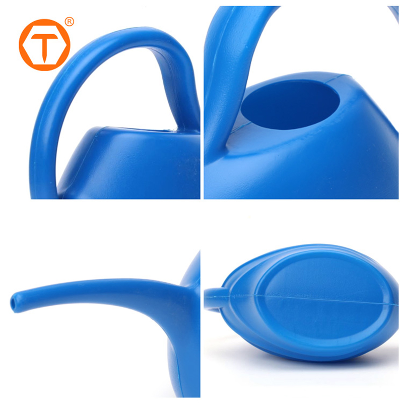 Home Gardening 1L 2L Watering Kettle Pot Eco-Plastic PE Small Long-Mouth Watering Can for Daily Plant Care