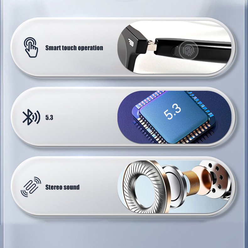 GS01 Bluetooth Smart Glasses Gesture Control Long Battery Life Sunglasses Lightweight Ar Glasses for Gameras & Creators