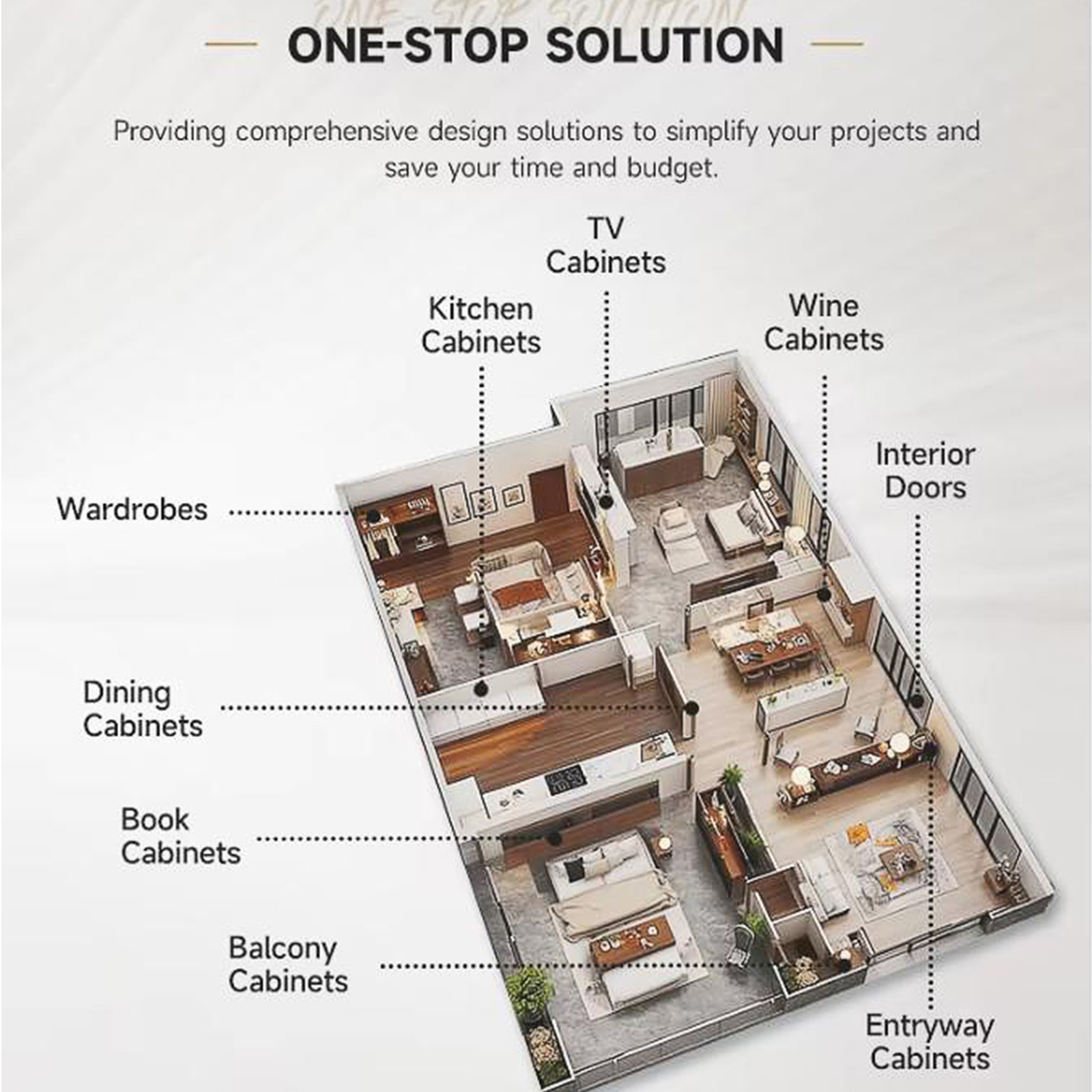 Мебель скандинавский стиль для гостиной дома комплект