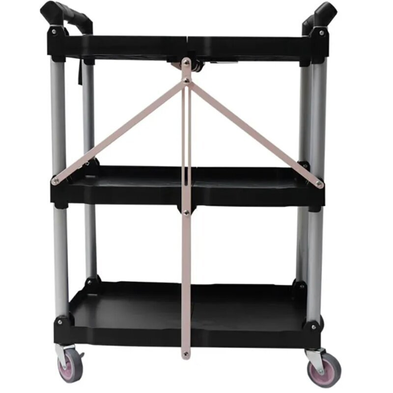 Factory Supply Multi-Tier Stainless Steel Trolley Service Kitchen Food