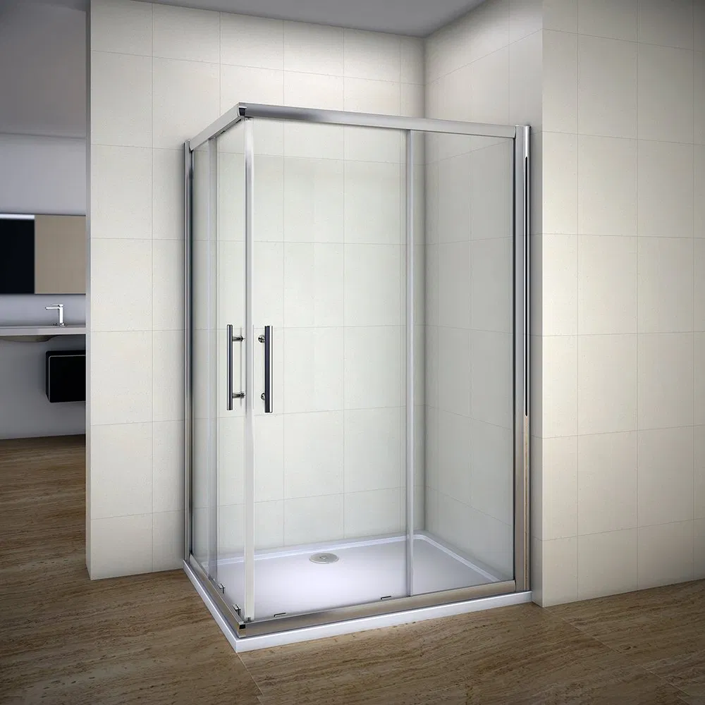 Shower Bathroom Shower Enclosure Bathroom 2 Sided Glass Corner Shower Room