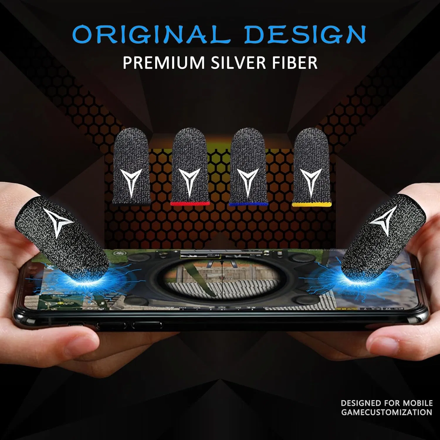 Игровые напальчники для смартфона с логотипом