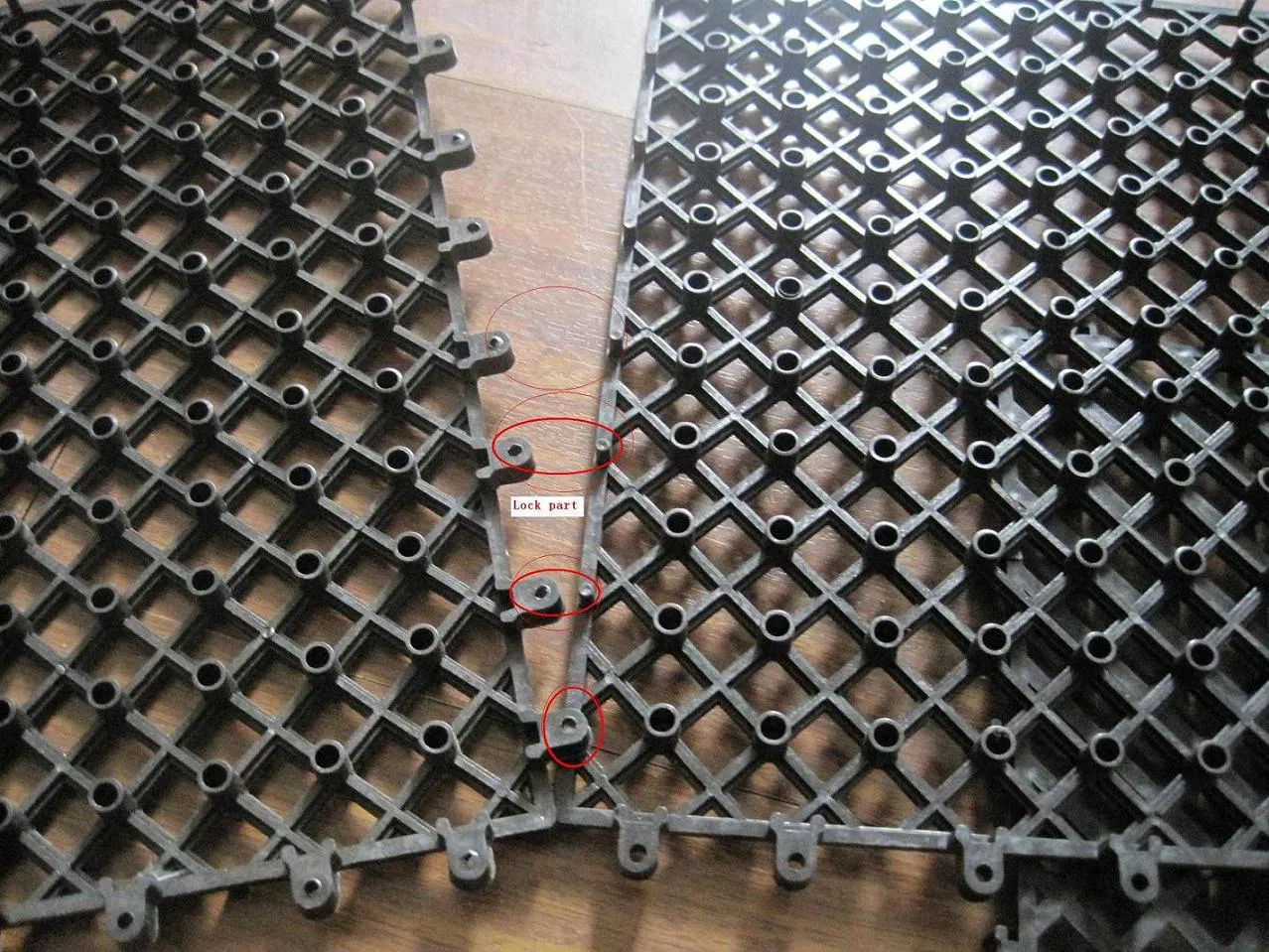 Ocox WPC Decking Paver Support Plastic Adjustable Pedestal for Decking