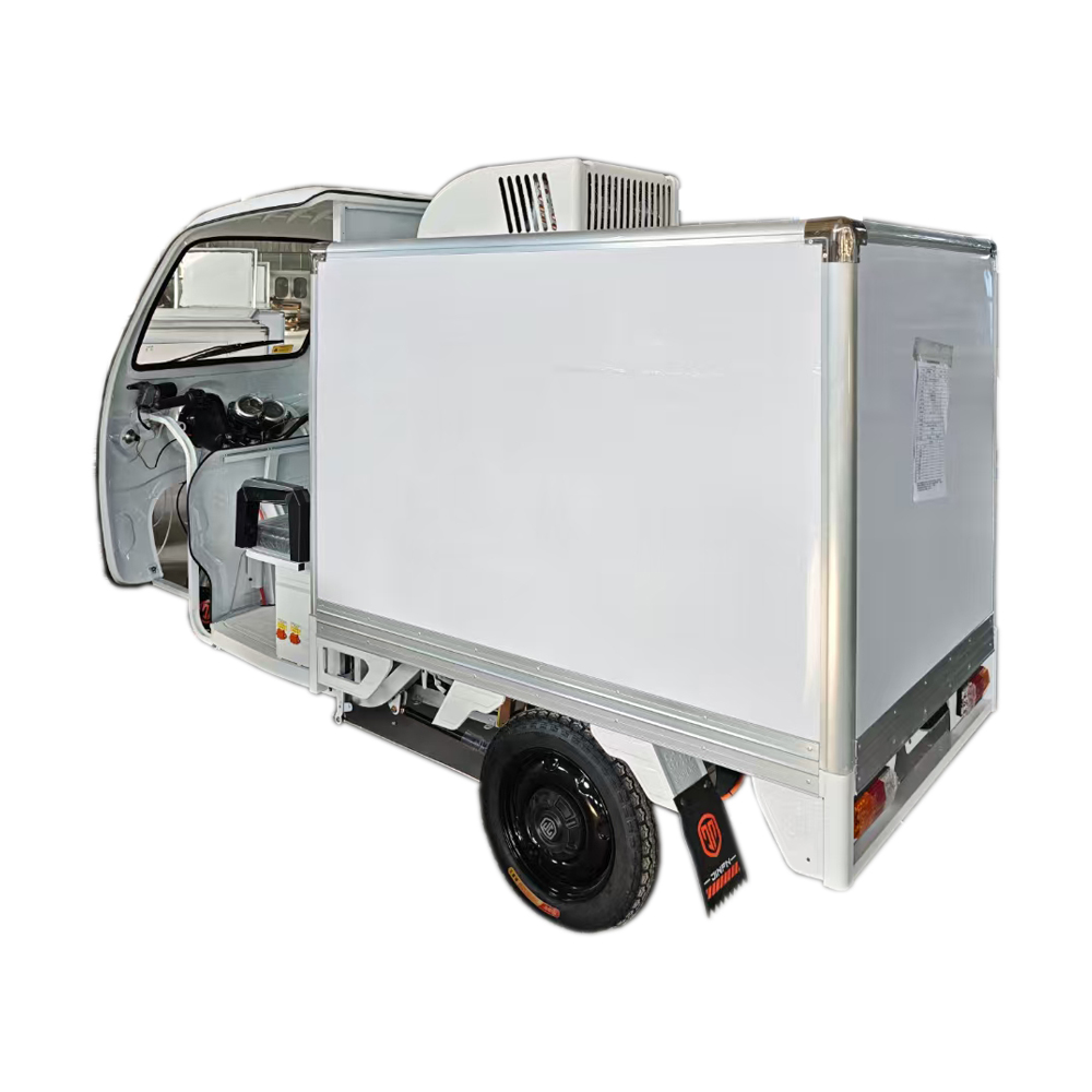 Мотоцикл трехколесный рефрижератор морозильник с холодильной установкой