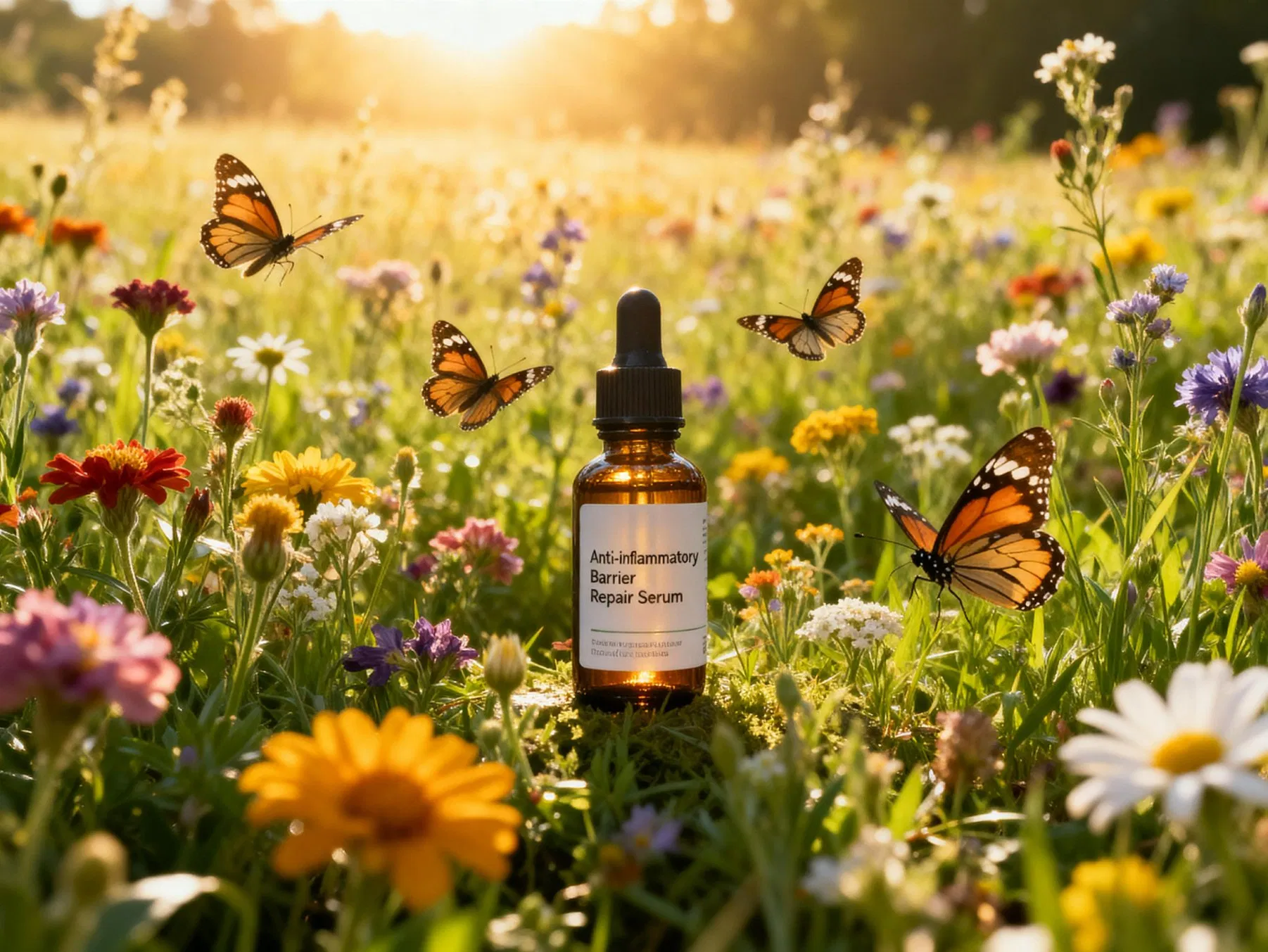 Professional Pain Soothing and Repair Face Toner with Wound Healing Flower Extract and Tetrahydromethylpyrimidine Carboxylic Acid for Post-Procedure Skin Recove