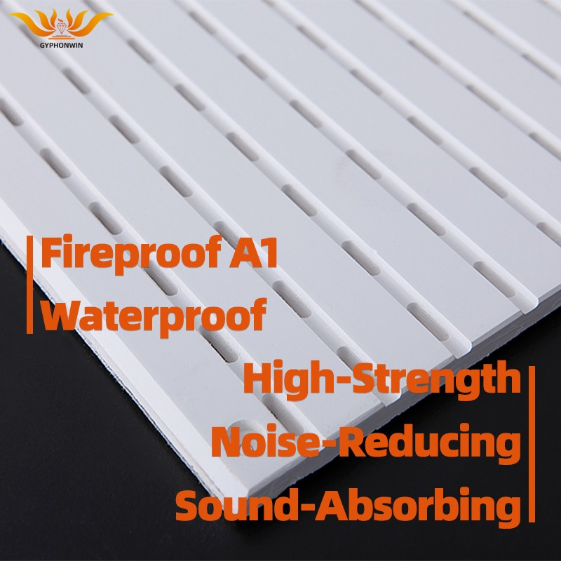 Fire-Resistant Gypsum Board Commercial Gypsum Ceiling SGS Tested Gypsum Panels