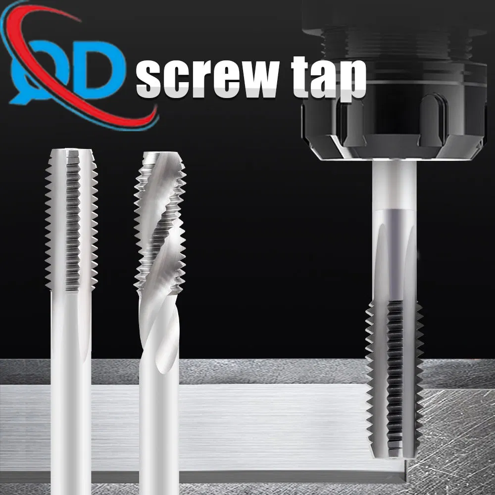 Sitelun Machine Tap Tungsten Steel Thread Tapping Drill Screw Tap CNC Tungsten Alloy Straight Flute Threading