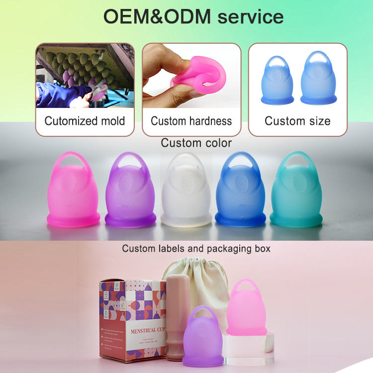 High Quality Reusable Menstrual Cup 100% Medical Grade Silicone Period Cup