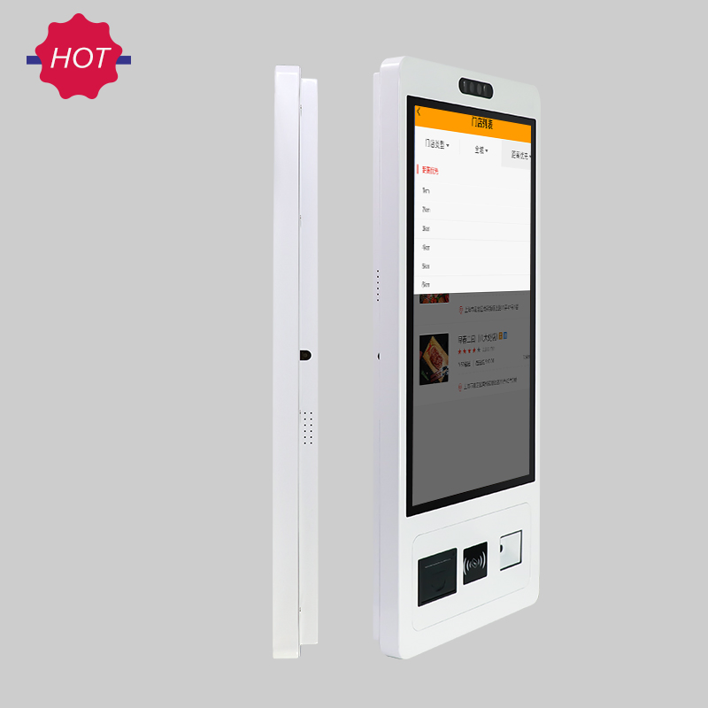 Mall Fast Food Menu Self Service Ordering Payment Kiosk for Restaurant