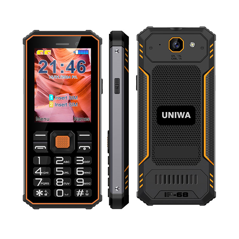 Мобильный телефон GSM с клавиатурой, защита IP68