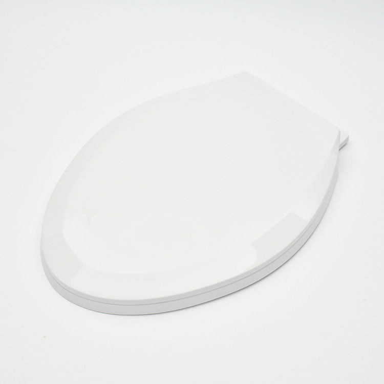 Sanipro High Quality Slow-Close Bathroom Toilet Seats Universal White Plastic PP Toilet Lid