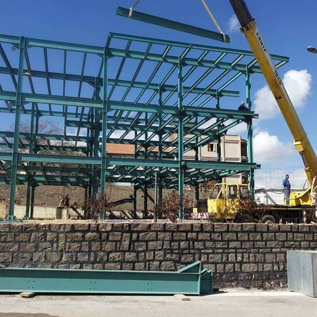 Plant/Hangar/Garage/Shed Steel Material Drawing Design Factory Engineered Sandwich Panel Metal Sheet Workshop Structure Warehouse for Large Span Building