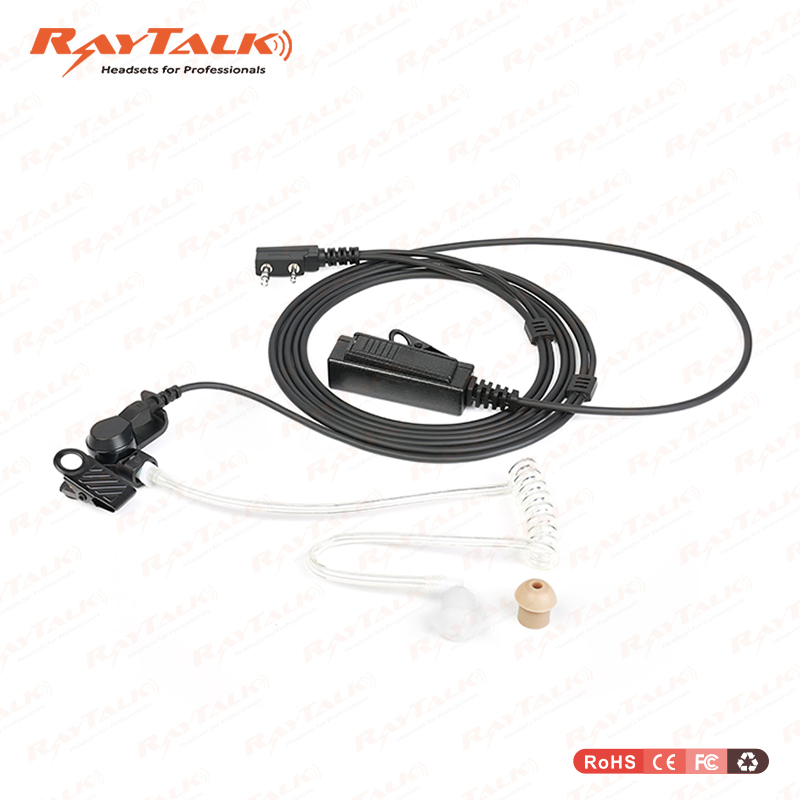 1 Wire Acoustic Tube Earpiece with Braided Fiber for Motorola Xpr Series Xpr6000 Xpr6550