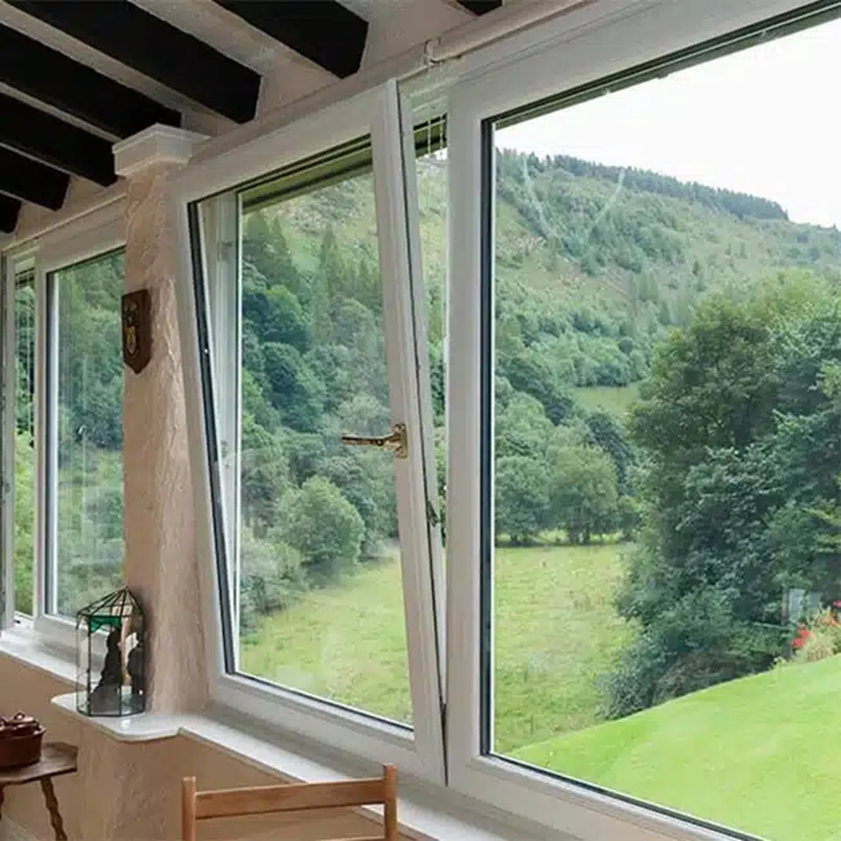 Premium Double Slider Glass Metal Window Elegant Villa Building Material Aluminum Window