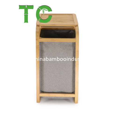 Wholesale Bamboo Laundry Basket Dirty Clothes Basket Bathroom Laundry Basket Storage Basket Clothing Storage Box