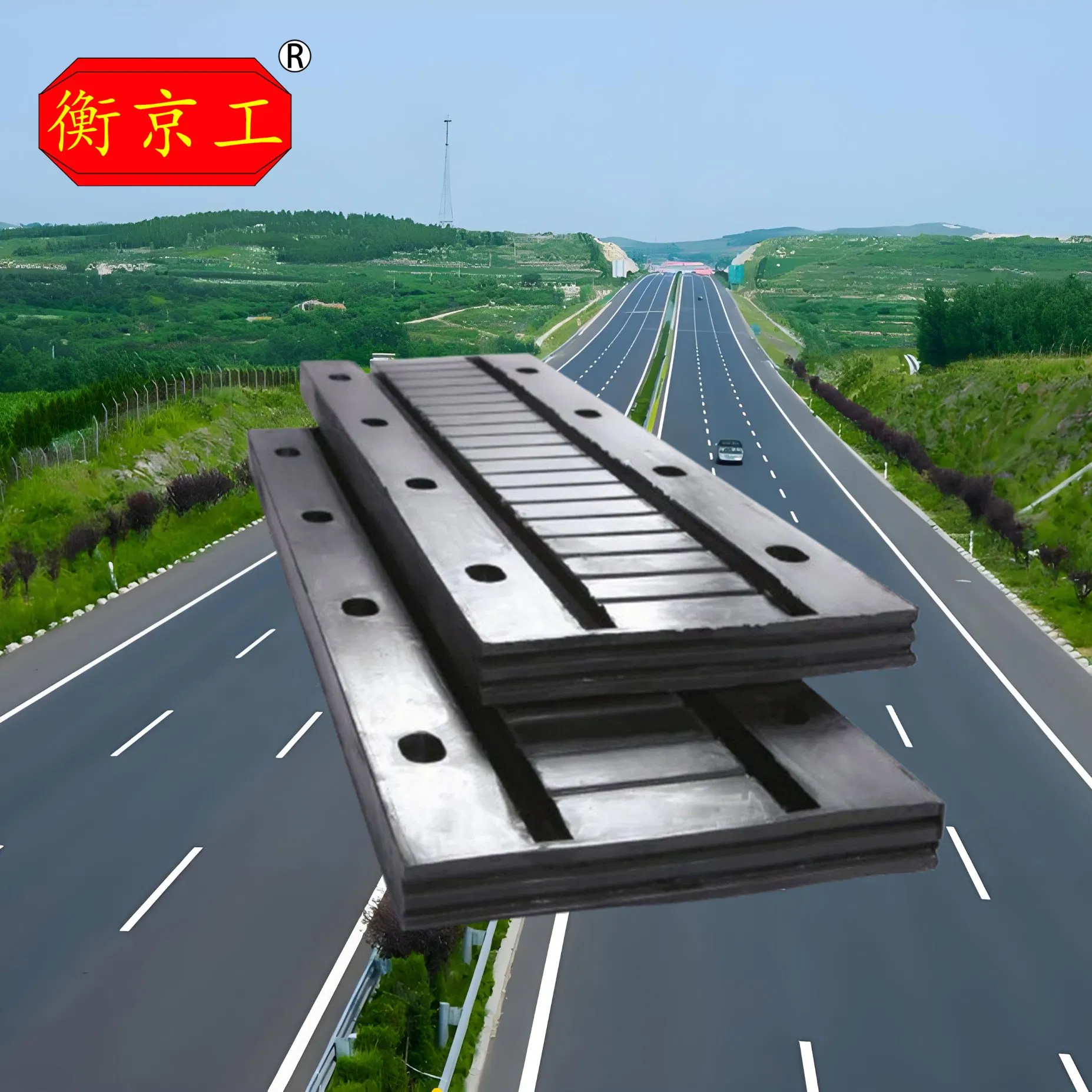 Flexible Rubber Bridge Expansion Joint Used for Bridge and Highway