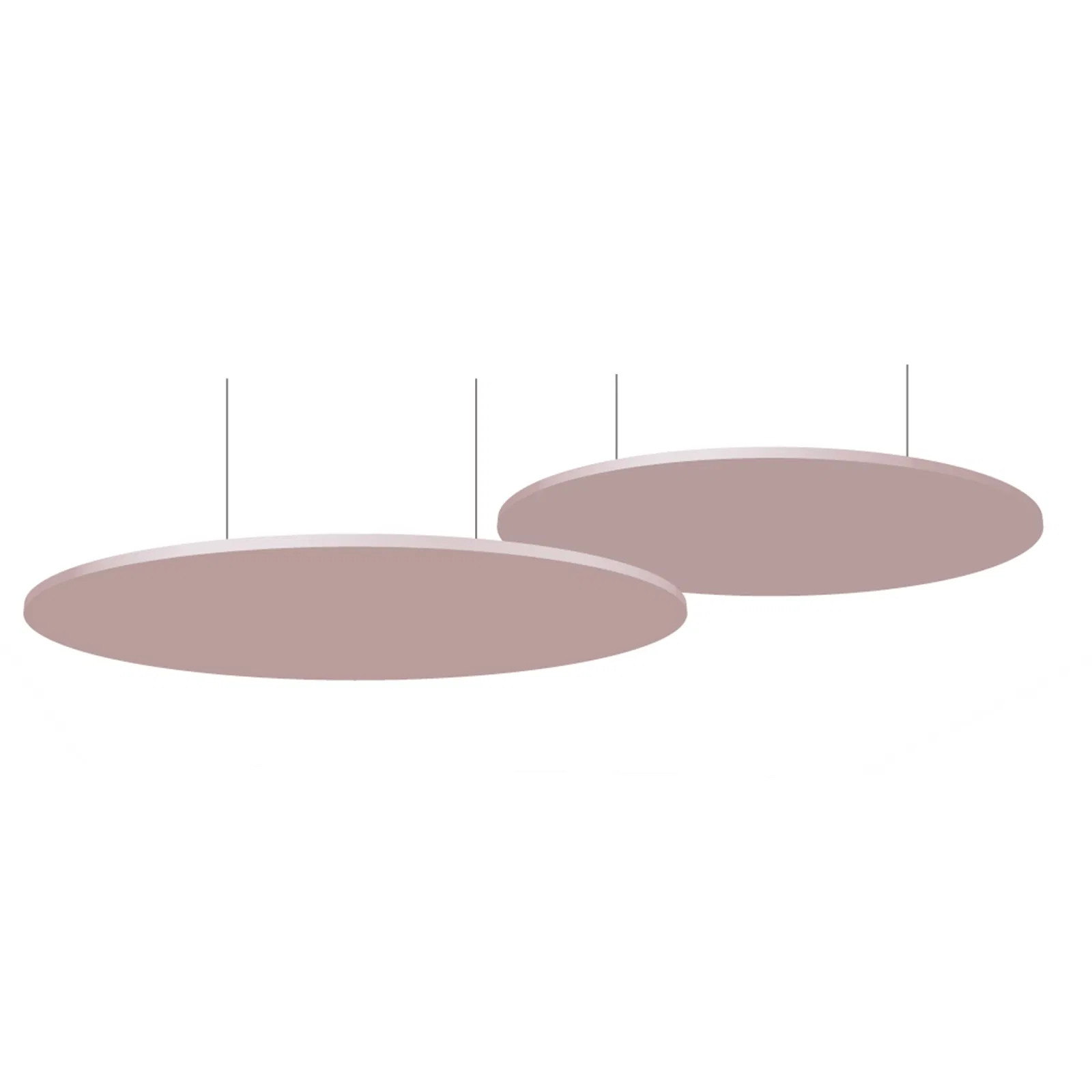 Curved Wave Sound-Absorbing Panels Glass Fiber Wool Suspension Acoustic Ceiling