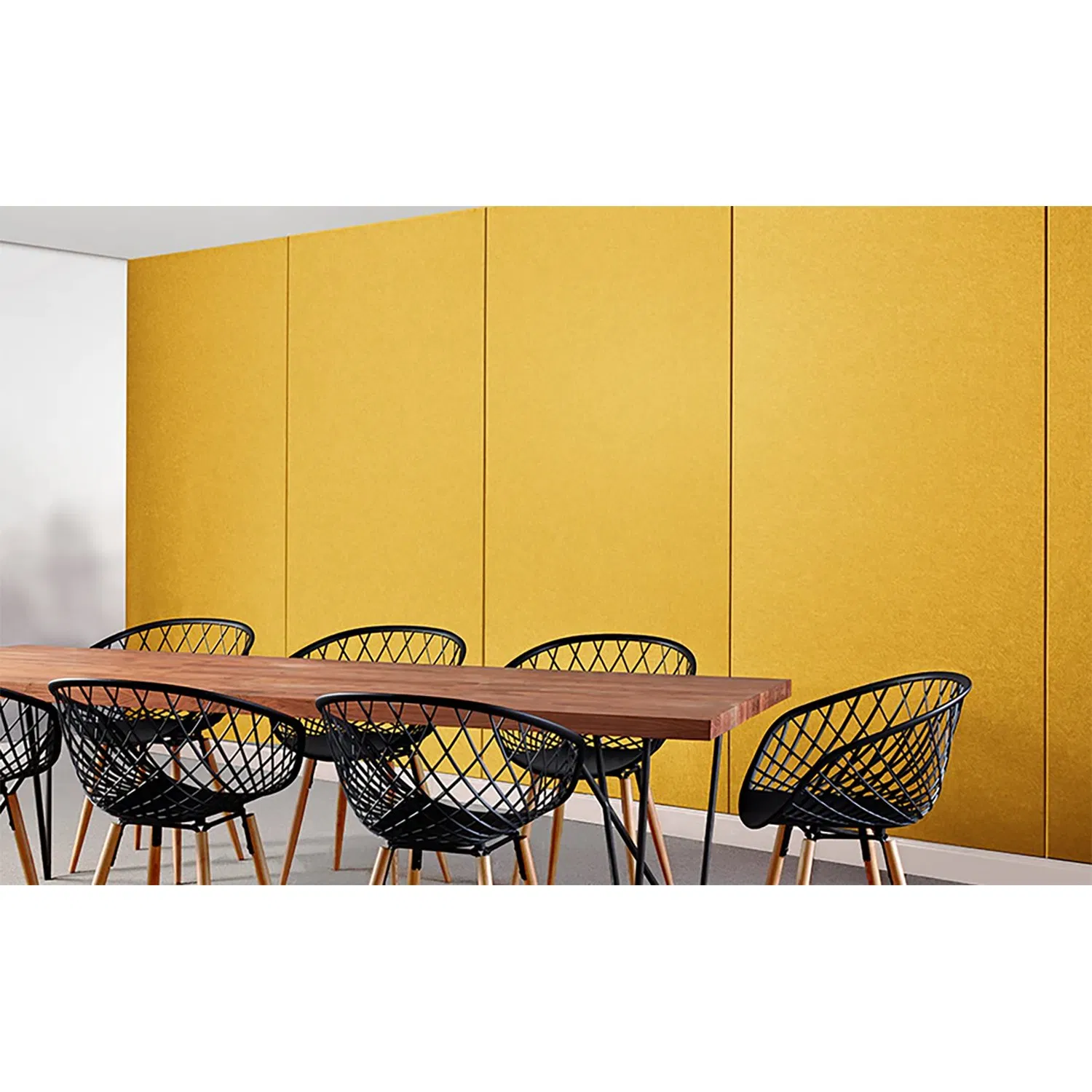 High Density Recycle Polyester Fiber Board Fabric Acoustic Panel for Office