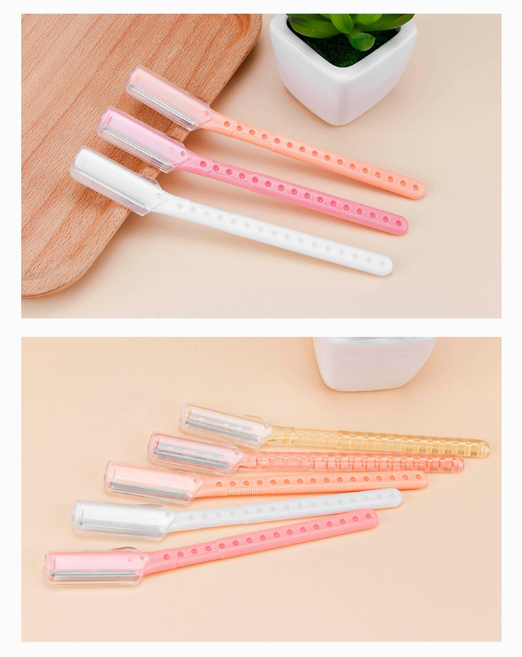 Stainless Steel Eyebrow Razor Fashionable Trimmer Eyebrow Knife Razor Eyebrow Shaper