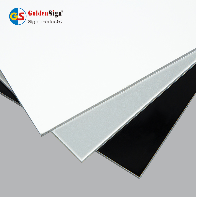 3mm Glossy Orange Aluminum Composite Panels Use for Interior ACP Panel