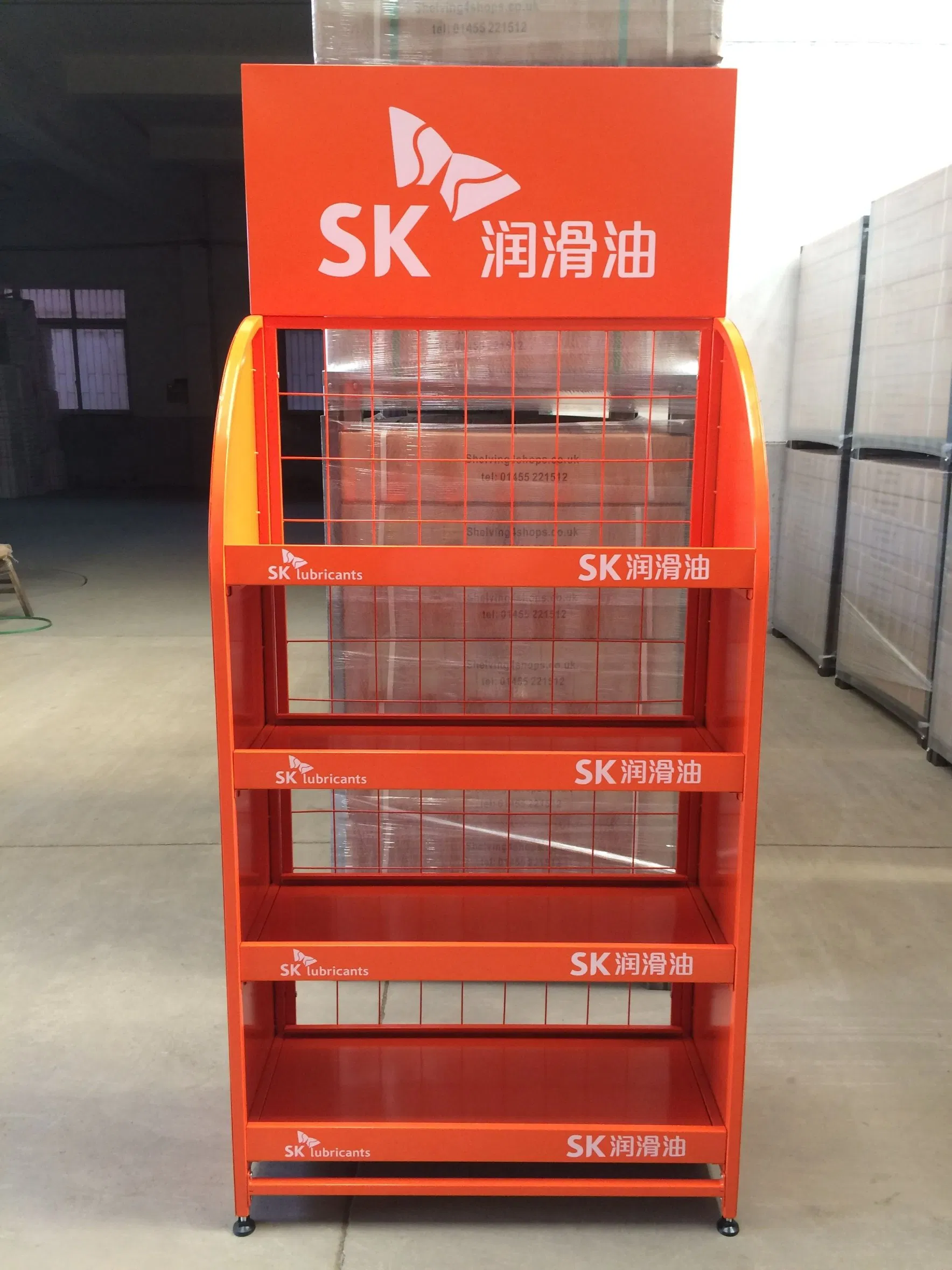 Popular Car Brand Store Fixture Metal Stand Wiper Mini Windshield Display Shelf