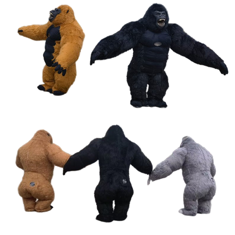 Inflatable Gorilla Puppet Costume Doll King Kong Cartoon Mascot Costume