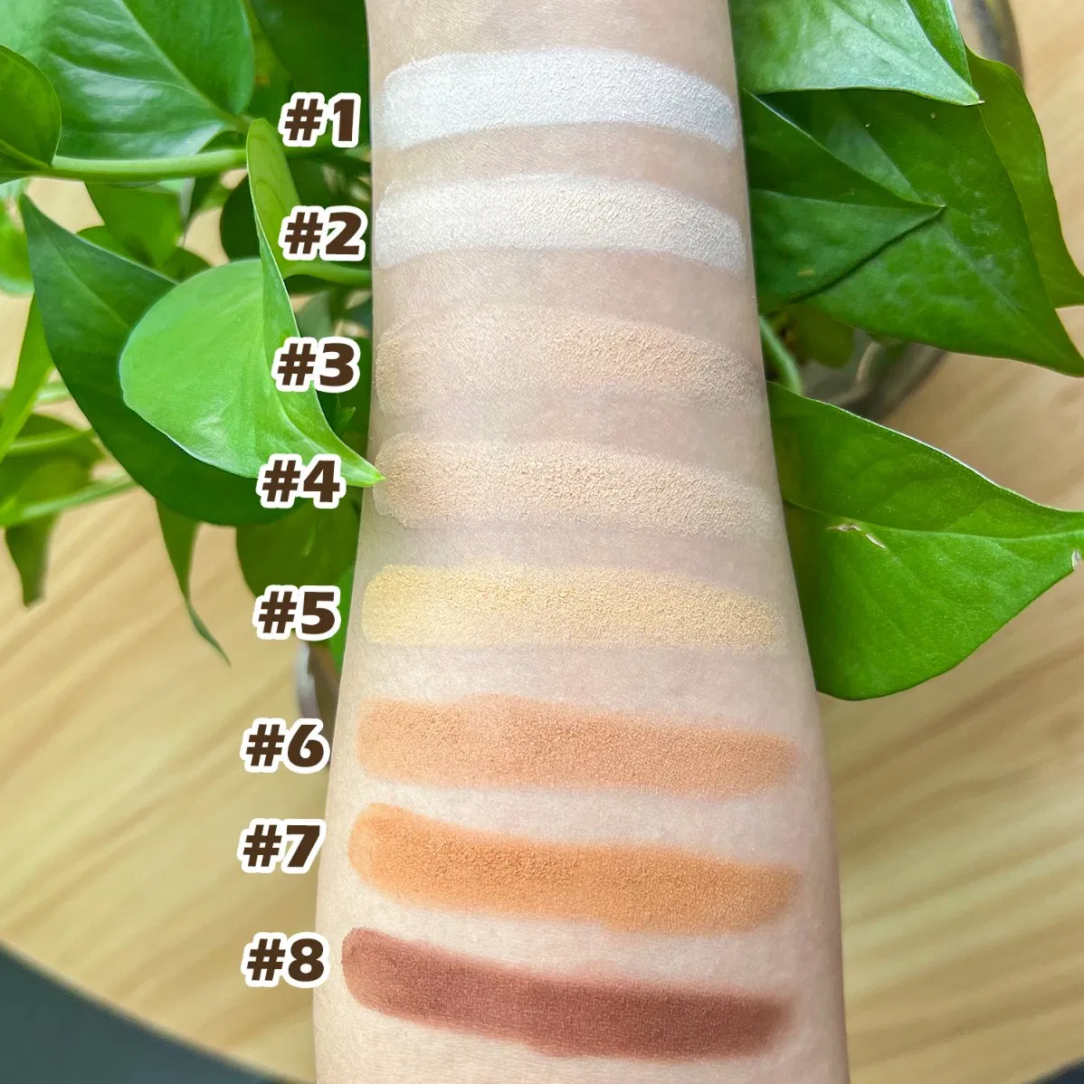 Private Label Sweat and Waterproof Oil Control Mineral Compact Pressed Powder