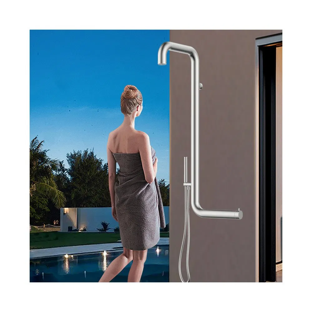 Free Standing Stainless Steel Set Pool Swimming Rainfall Design Outdoor Shower