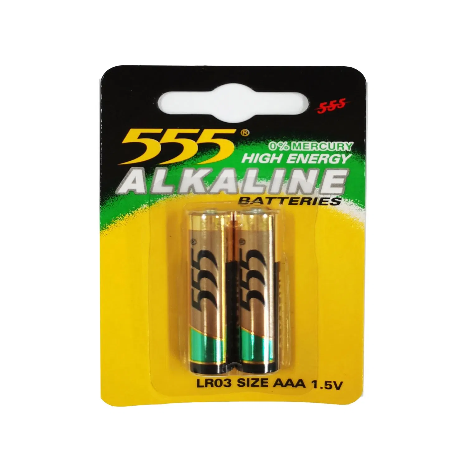 China Dry Battery 555 Brand Lr03AAA Alkaline Battery