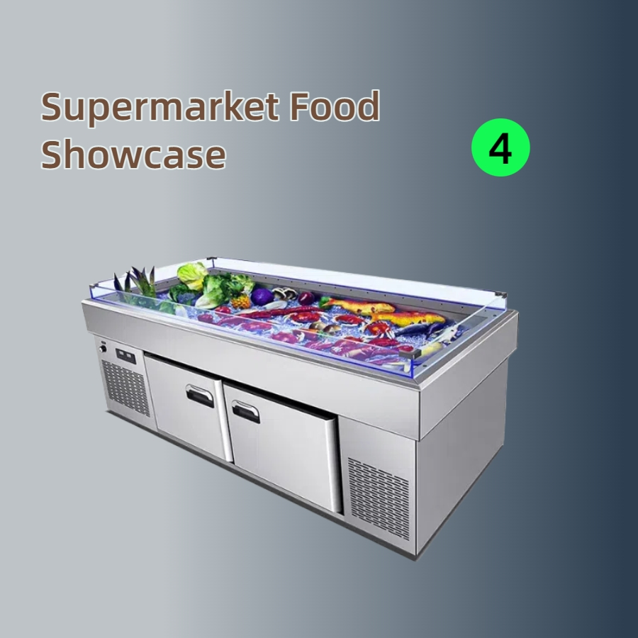 Large Scale Island Cabinet Incorporates Powerful Air Curtain System