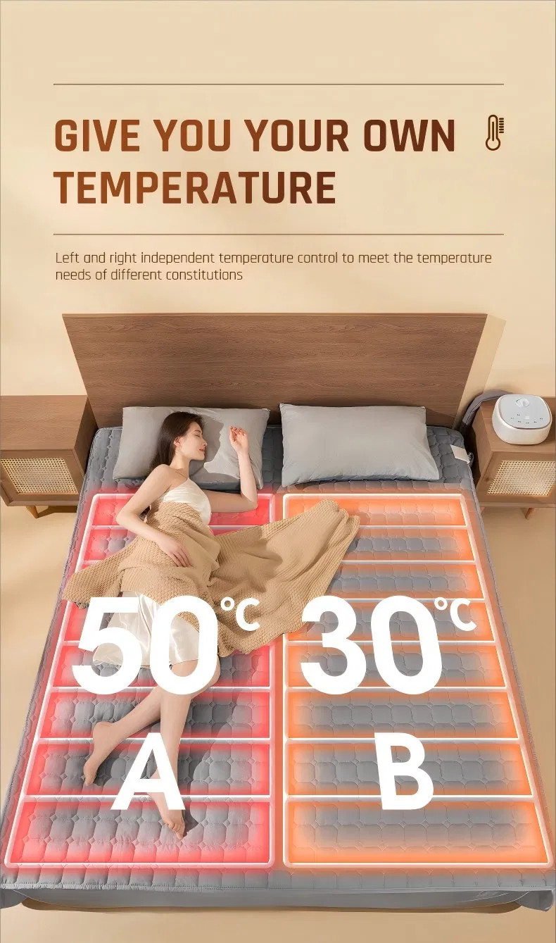 Cozy Plush Electric Heating Blanket for Year-Round Comfort